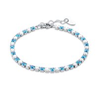 Bracciale Brand Donna Tennis colorato in Acciaio Zircone 14BR050T-M - 14BR050T-M